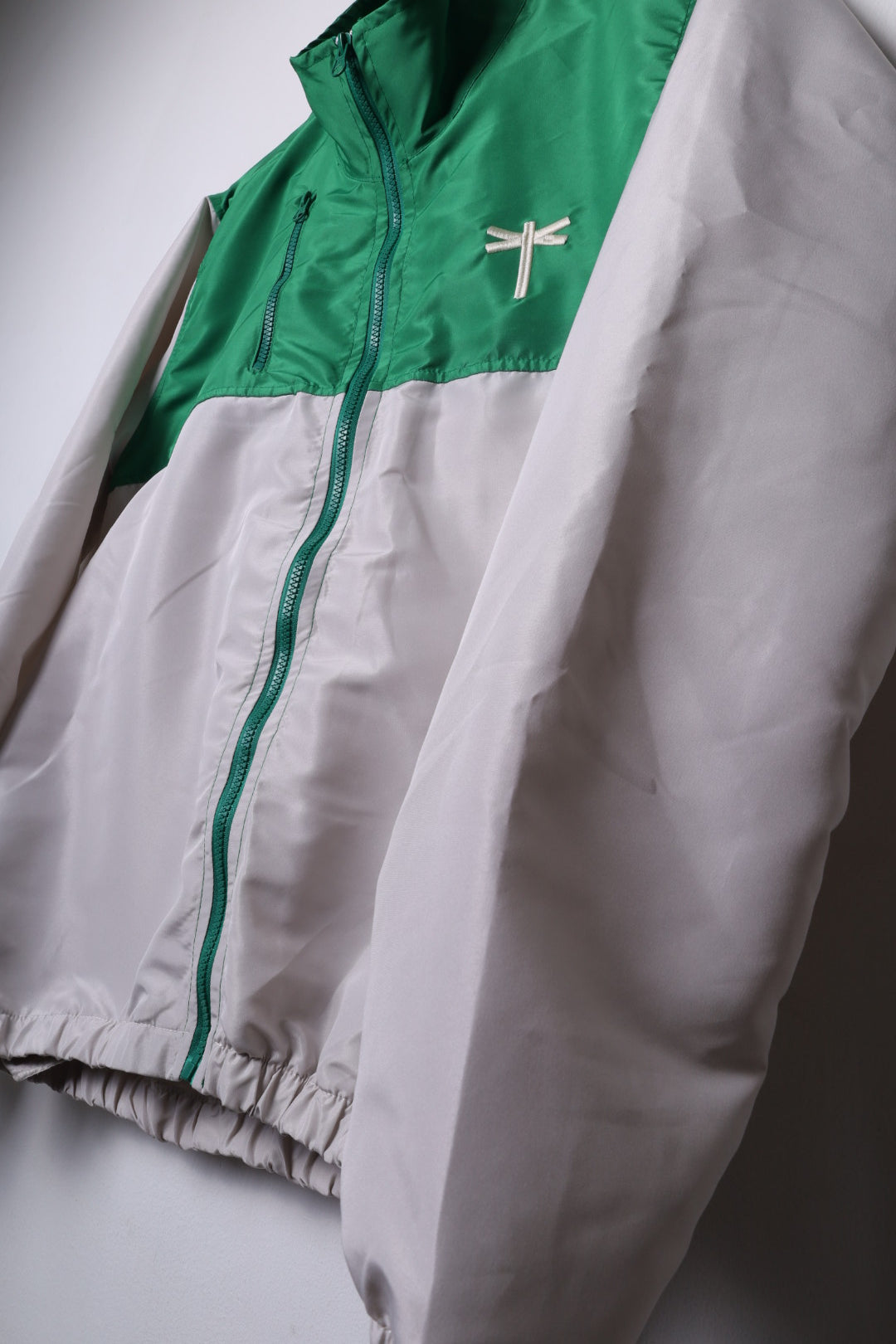 GREEN / CREAM TRACK JACKET