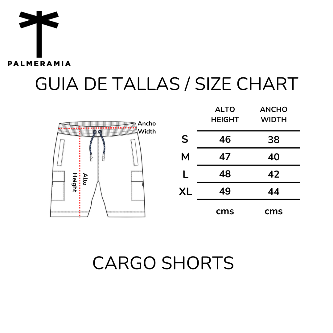 CARGO STAPLE BLACK SHORTS